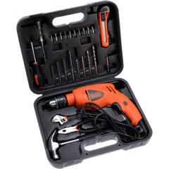 Furadeira-de-Impacto-110V-550W-com-Maleta-e-25-Ferramentas-Black-Decker---HD500KS